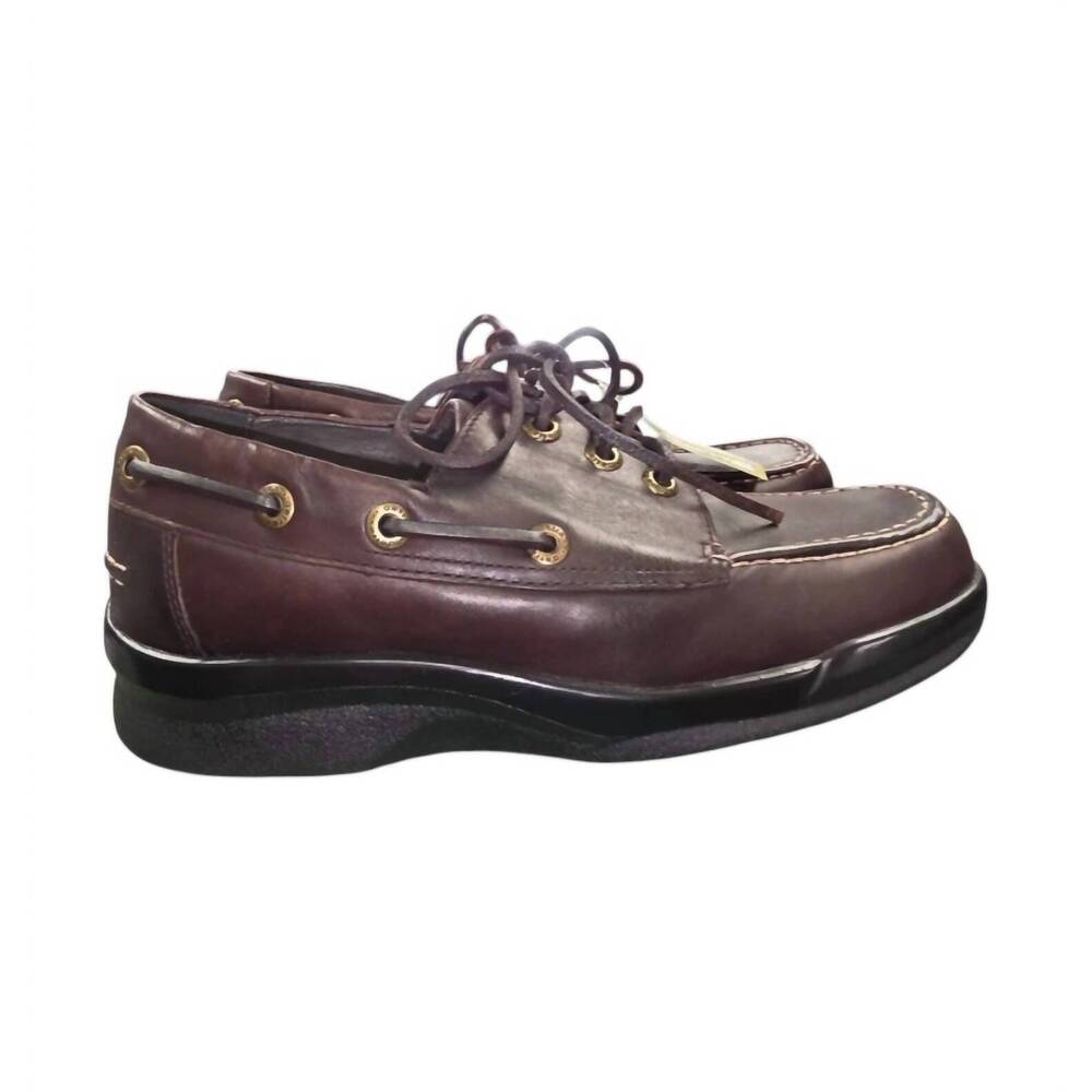 NEW APEX men's ambulator moccasin in brown